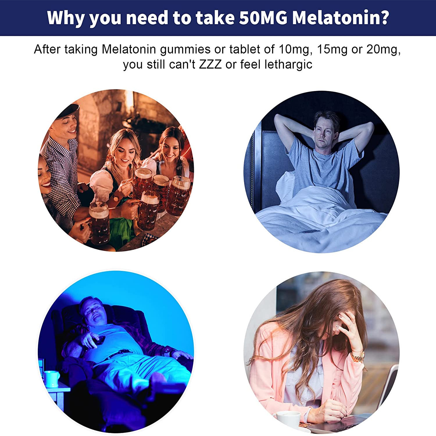 Melatonin Gummies 50mg - Anxie - Melatonin Sleep Gummy reseña y precio